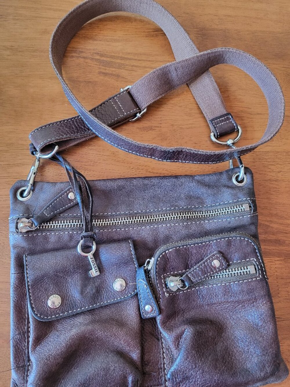 Vintage Fossil Crossbody Bag
